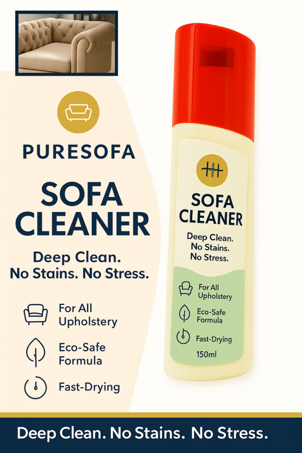 Puresofa Sofa Cleaner - Eco-Safe Deep Clean, No Stains, Fast-Drying Formula
