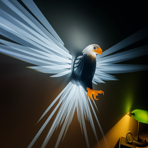 3D Eagle Wall Light – LED Decorative Wall Lamp with Radiant Wing Projection for Home, Hallway, and Outdoor Decor